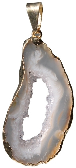 Knjiga Pendentif doré - Tranche Agate 