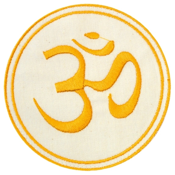 Knjiga Patch Broderie : Om - blanc / doré 