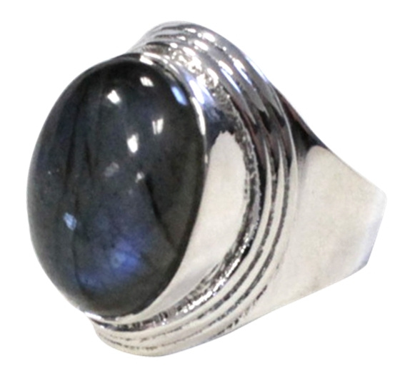 Knjiga Bague Baroque Argent - Manika - Labradorite - T54 