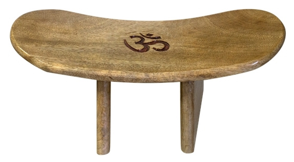 Knjiga Banc de Méditation en Bois Gravure Om 