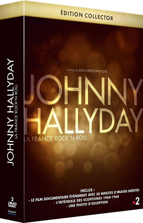 Видео JOHNNY HALLYDAY (LA) FRANCE ROCK'N ROLL EDITION SPECIALE - 2 DVD ROSE JEAN-CHRISTOPHE