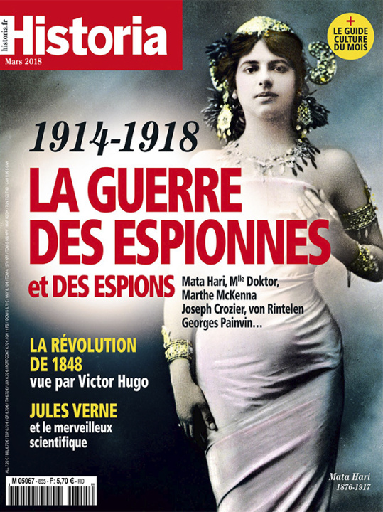 Kniha Historia mensuel N°855 La guerre des espionnes - mars 2018 