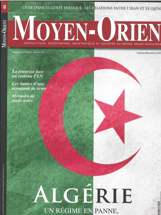 Kniha Moyen-Orient N°40 Algérie  - septembre/octobre 2018 