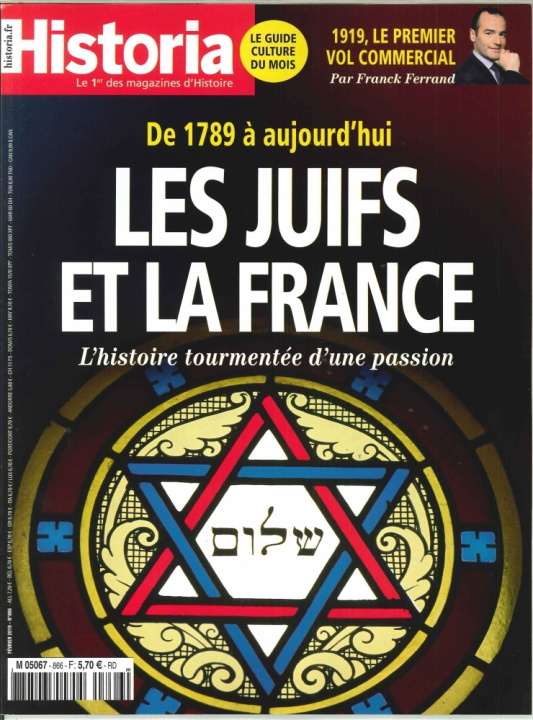 Könyv Historia mensuel N°866 Les juifs et la France  - février 2019 