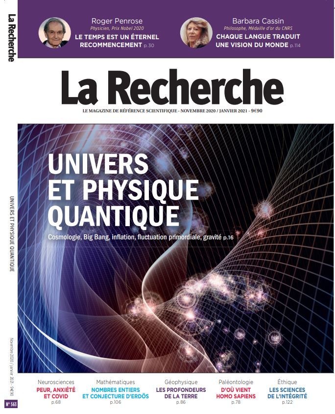 Könyv La Recherche N°563 - Univers et physique quantique - novembre  2020 