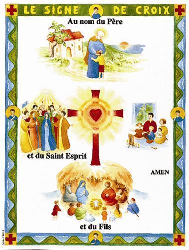 Knjiga Poster - Le signe de Croix CHANTAL DE MARLIAVE