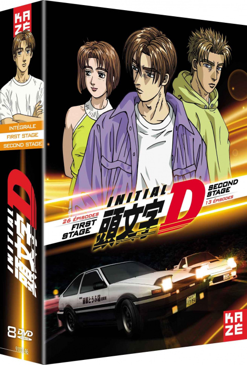 Video INITIAL D - FIRST STAGE + SECOND STAGE - 8 DVD MITSUSAWA NOBORU