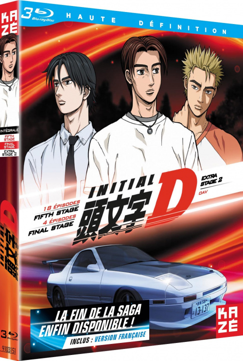 Videoclip INITIAL D - FIFTH STAGE + FINAL STAGE + EXTRA STAGE 2 - 3 BLU-RAY MITSUSAWA NOBORU