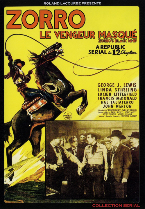 Видео SERIAL - ZORRO LE VENGEUR MASQUE - DVD GORDON SPENCER