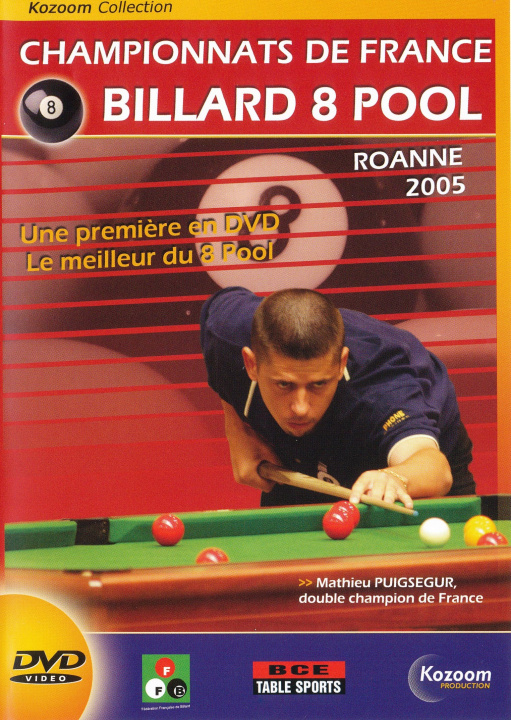 Video BILLARD 8 POOL - DVD  ROANNE 2005 