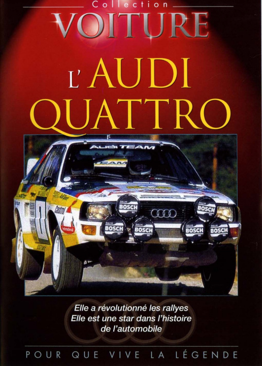 Videoclip L'AUDI QUATTRO - DVD 