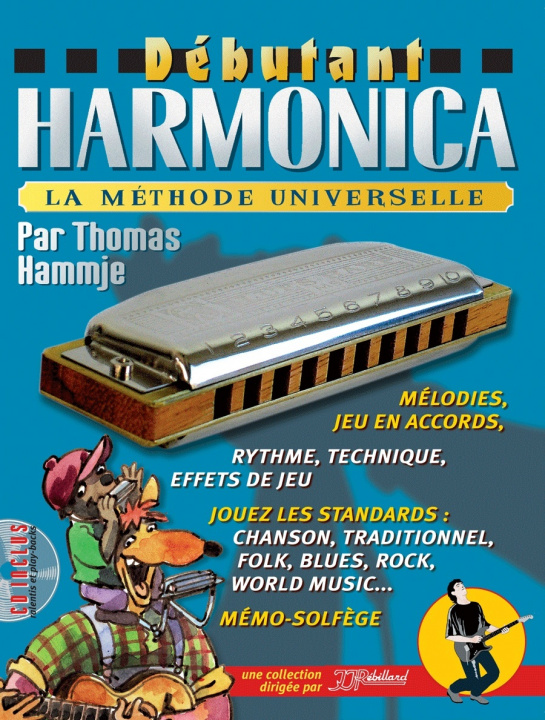 Knjiga DÉBUTANT HARMONICA LIVRE + CD THOMAS