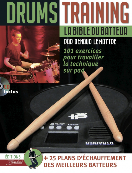 Knjiga DRUMS TRAINING + CD LEMAITRE
