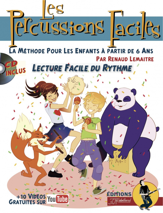 Boek LES PERCUSSIONS FACILES LIVRE + CD LEMAITRE