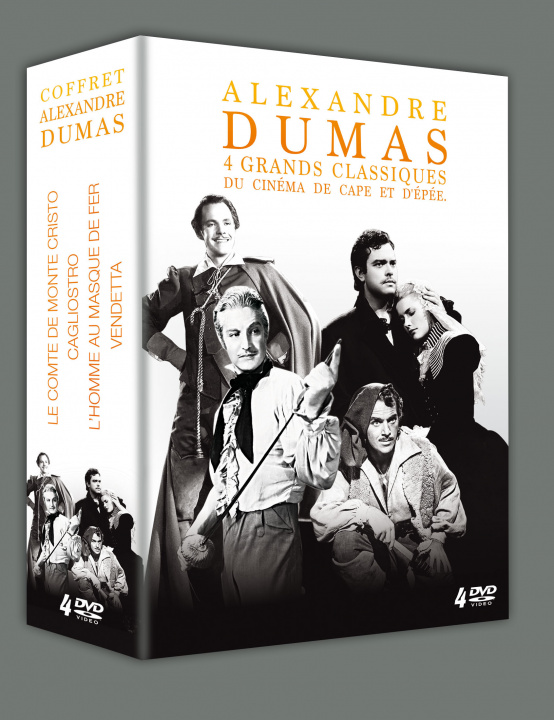 Filmek ALEXANDRE DUMAS - 4 DVD V. ROWLAND