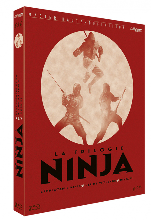 Filmek TRILOGIE NINJA - COFFRET 3 BLU-RAY : L'IMPLACABLE NINJA + NINJA III + ULTIME VIOLENCE GOLAN/KOSUGI