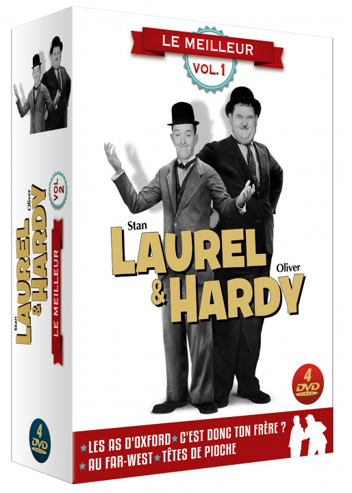 Video LAUREL & HARDY - BEST OF VOL 1 (LES AS D'OXFORD - C'EST DONC TON FRERE - FAR-WEST - TETES DE PIOCHE) LAUREL/HARDY