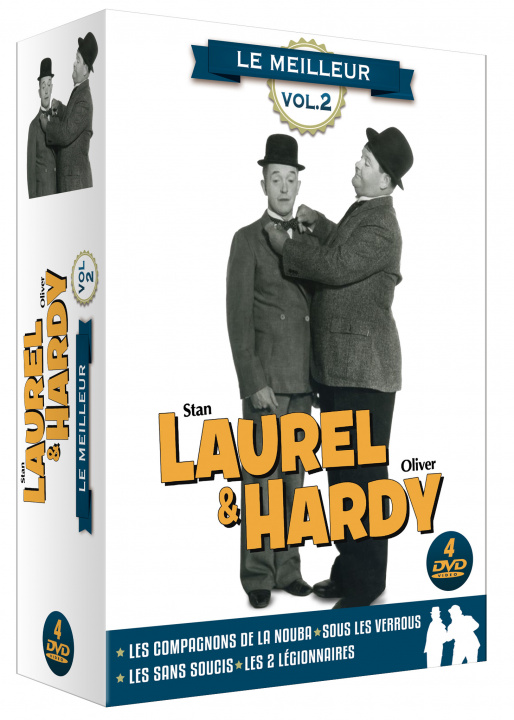 Filmek LAUREL & HARDY - BEST OF VOL 2 (COMPAGNONS - SOUS LES VERROUS - SANS SOUCIS - LES 2 LEGIONNAIRES) LAUREL/HARDY