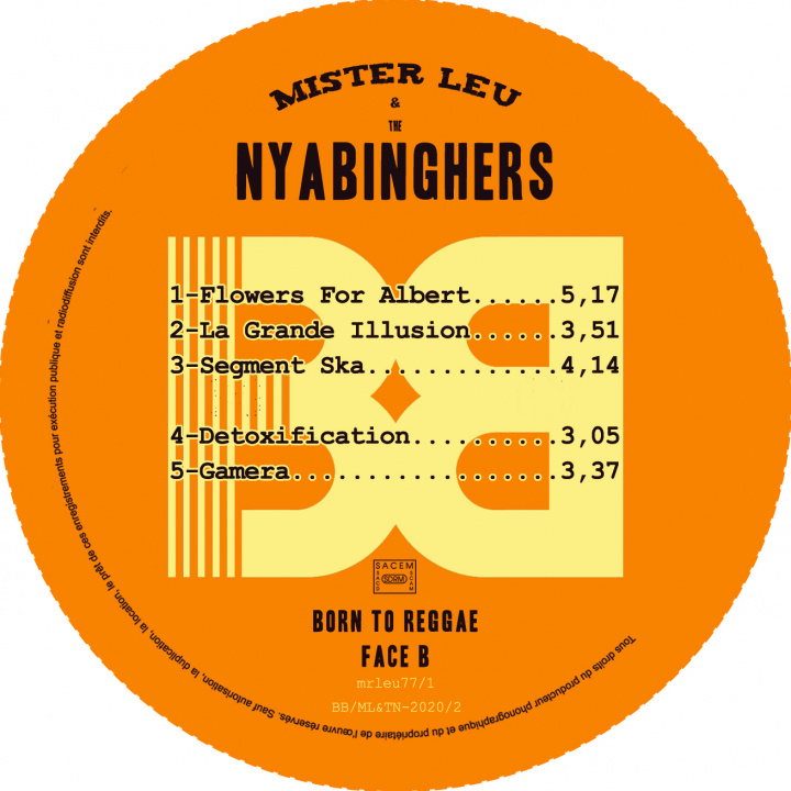 Audio BORN TO REGGAE LEU & THE NYABINGHERS