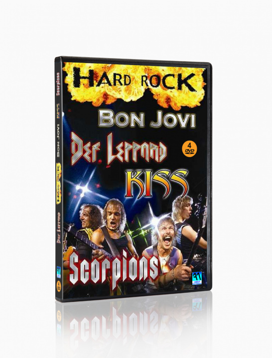 Videoclip HARD ROCK - 4 DVD 