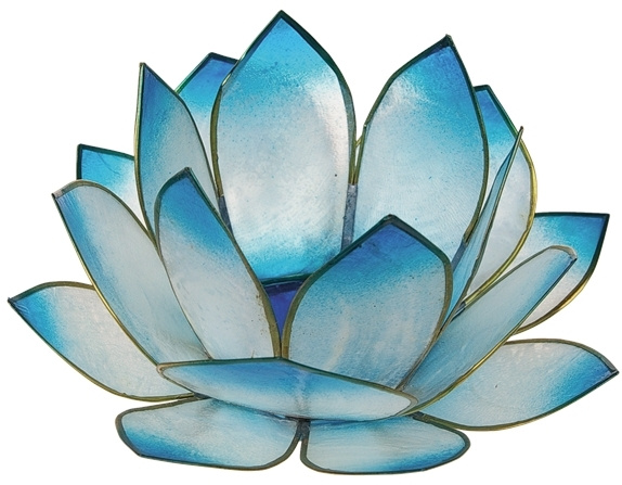 Libro Photophore lotus - coloris turquoise 