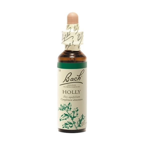 Knjiga Fleurs de Bach Original N°15 Holly - 20 ml 