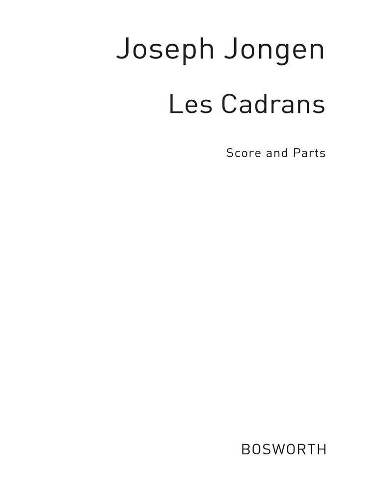 Libro JOSEPH JONGEN: LES CADRANS JONGEN