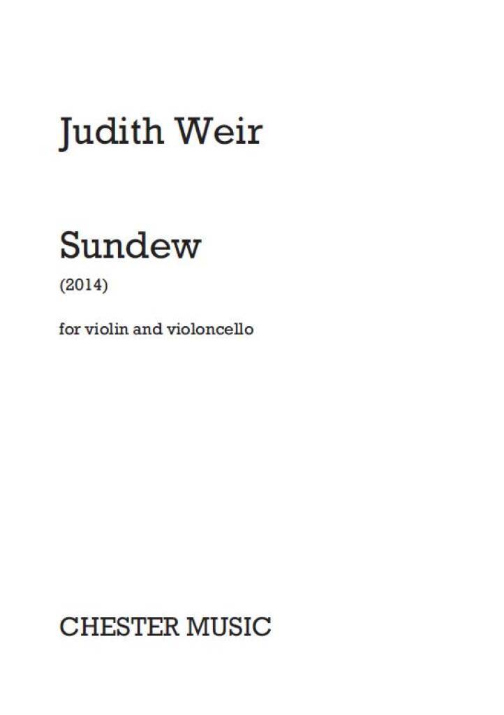 Book JUDITH WEIR: SUNDEW WEIR