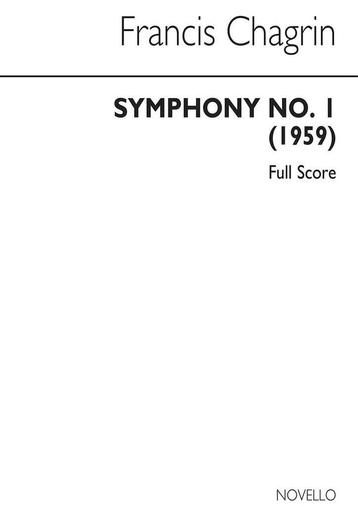 Boek CHAGRIN: SYMPHONY (SCORE) POCHE CHAGRIN