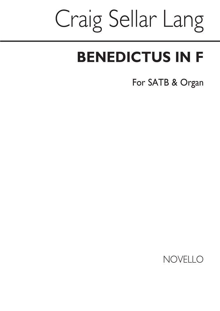 Knjiga C.S. LANG: BENEDICTUS IN F SATB/ORGAN CHANT LANG