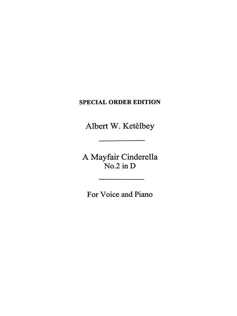 Knjiga ALBERT KETELBEY: MAYFAIR CINDERELLA (VOICE/PIANO) KETELBEY
