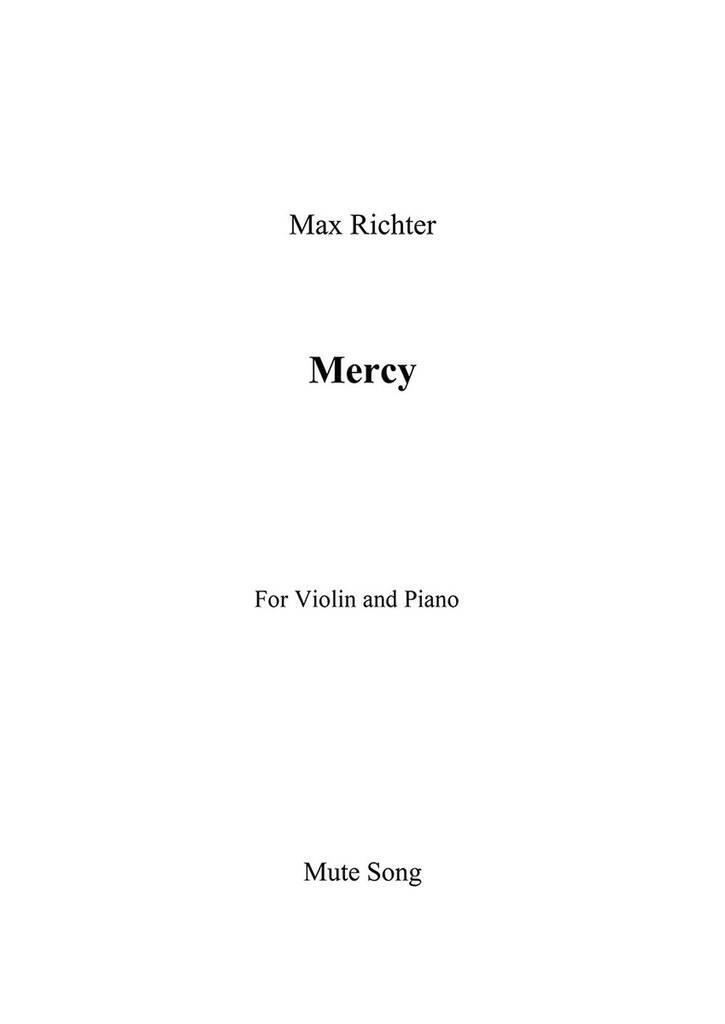 Knjiga MAX RICHTER: MERCY RICHTER
