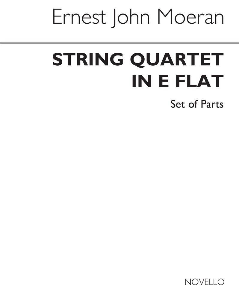 Knjiga MOERAN: STRING QUARTET IN E FLAT (PARTS) MOREAN