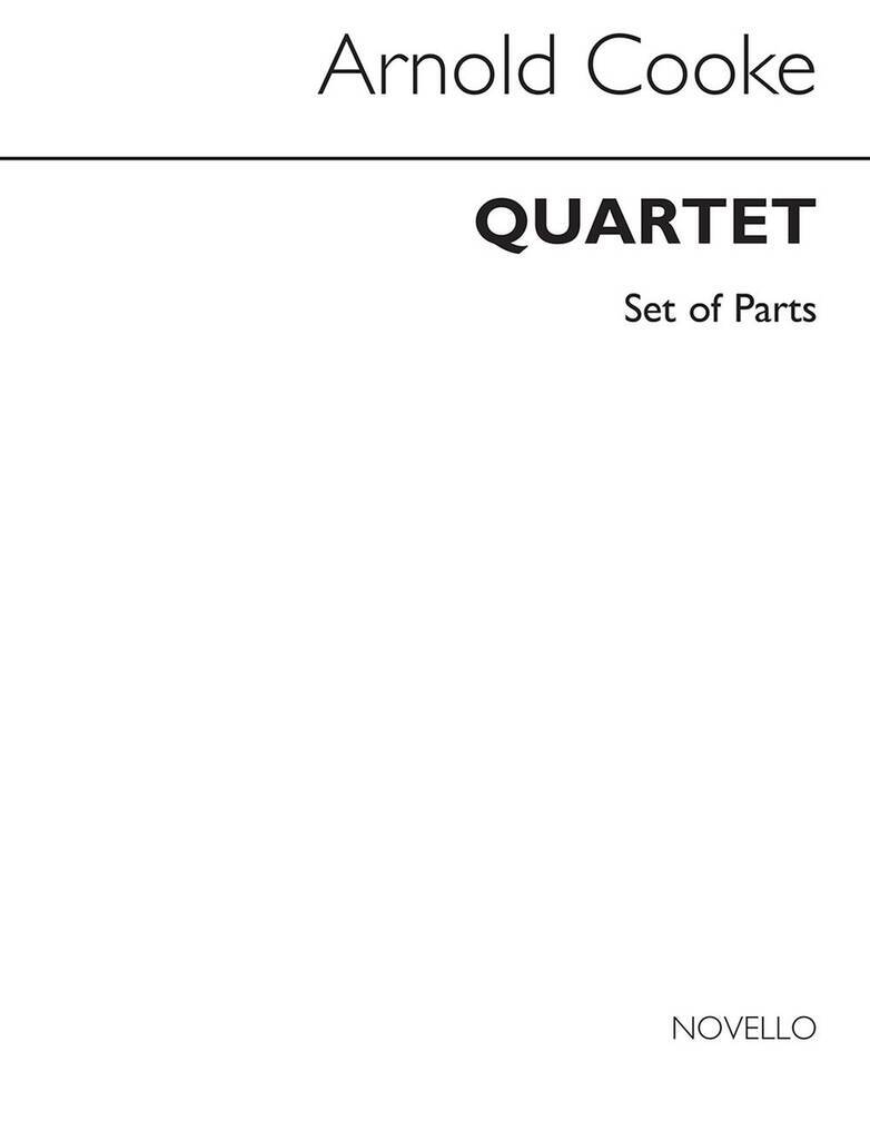 Buch ARNOLD COOKE: QUARTET (PARTS) COOKE