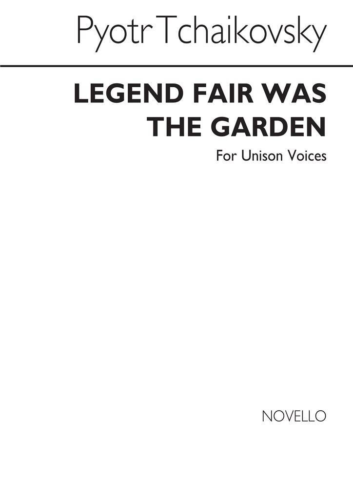 Βιβλίο TCHAIKOVSKY: FAIR WAS THE GARDEN (LEGEND) TCHAIKOVSKY