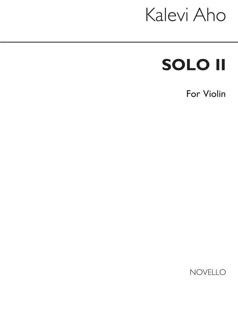 Boek KALEVI AHO: SOLO I (TUMULTOS) VIOLIN AHO