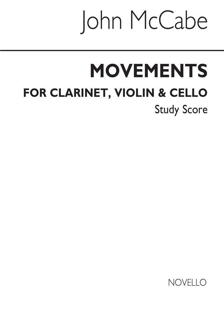 Knjiga MCCABE: MOVEMENTS (STUDY SCORE) POCHE MCCABE