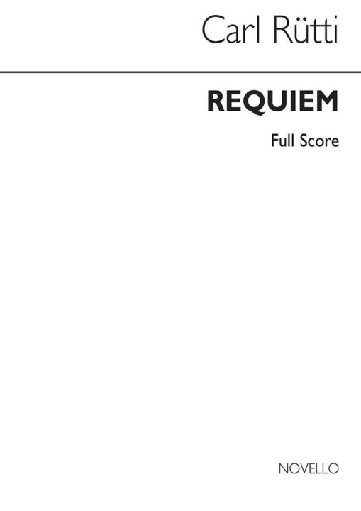 Boek CARL RUTTI: REQUIEM (FULL SCORE) CHANT RUTTI