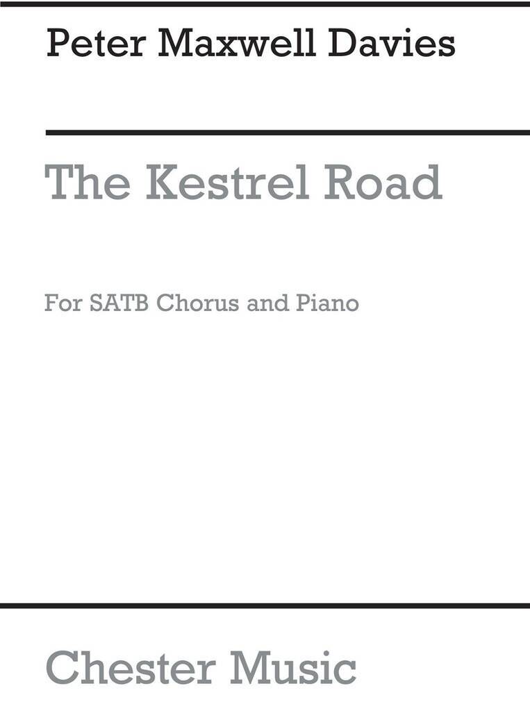 Knjiga PETER MAXWELL DAVIES: THE KESTREL ROAD CHANT MAXWELL DAVIES