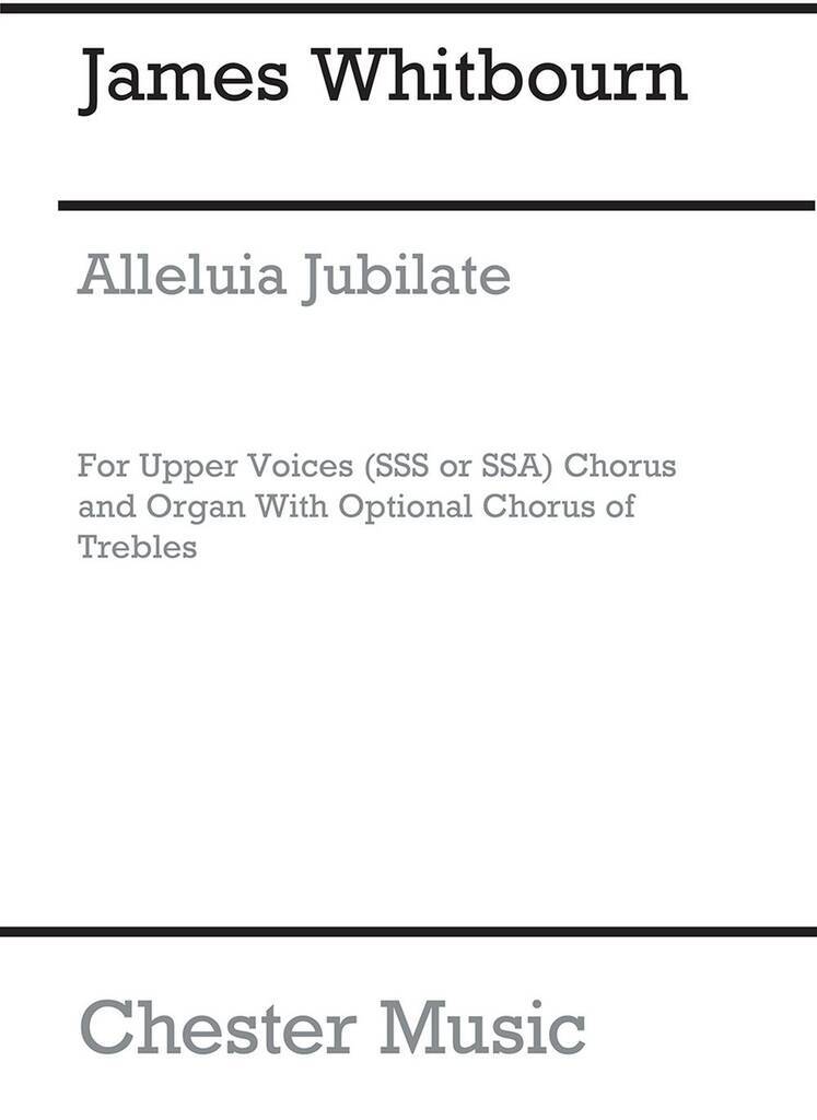 Kniha JAMES WHITBOURN: ALLELUIA JUBILATE WHITBOURN