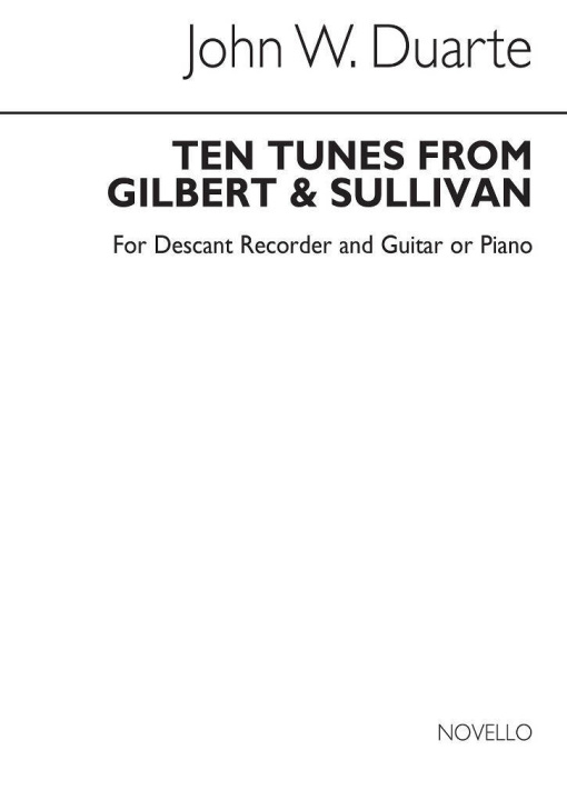 Buch DUARTE: TEN TUNES FROM GILBERT & SULLIVAN RECORDER AND GUITAR DUARTE
