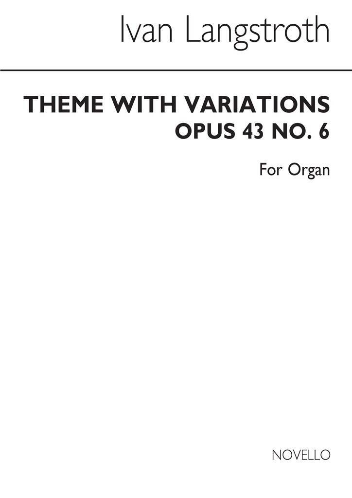 Knjiga IVAN LANGSTROTH: THEME WITH VARIATIONS ORGAN LANGSTROTH
