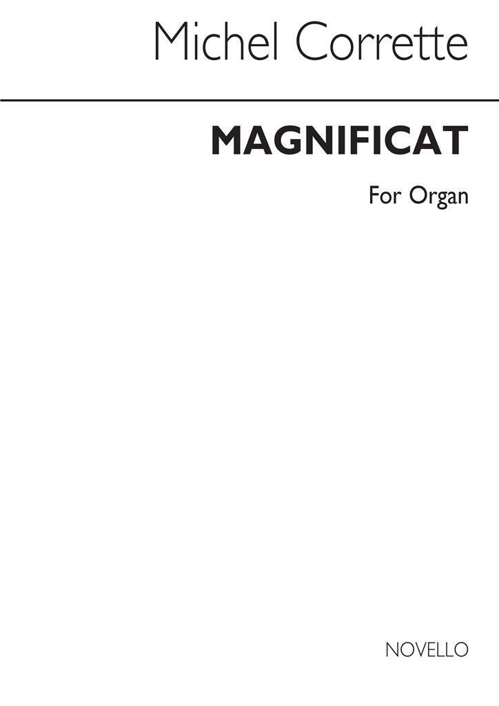 Knjiga CORRETTE: MAGNIFICAT DU 3E ET 4E TON FOR SOLO ORGAN CORRETTE