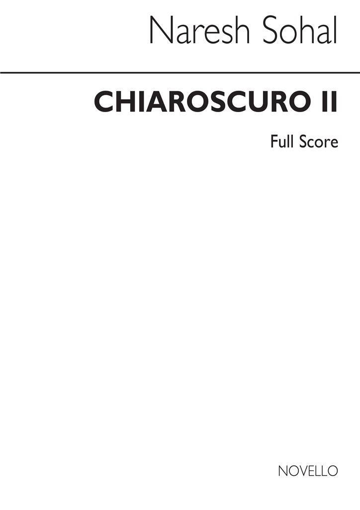 Boek SOHAL: CHIAROSCURO II (SCORE) SOHAL