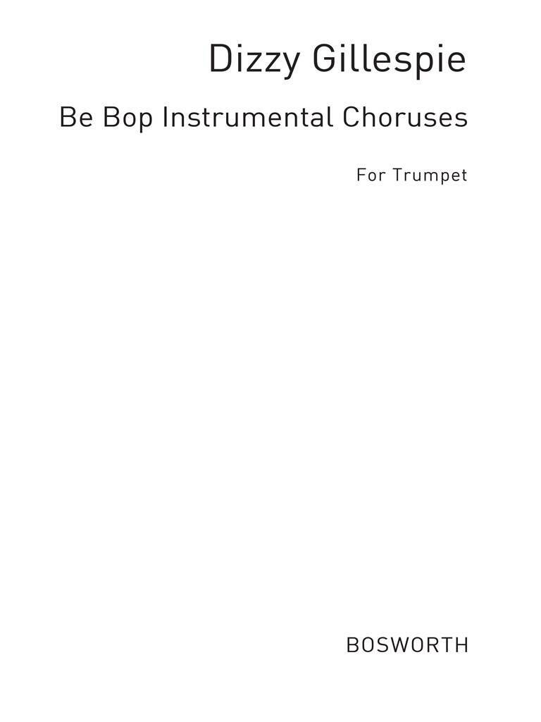 Knjiga GILLESPIE: BEBOPS SIX ORIGINAL CHORUSES TROMPETTE 
