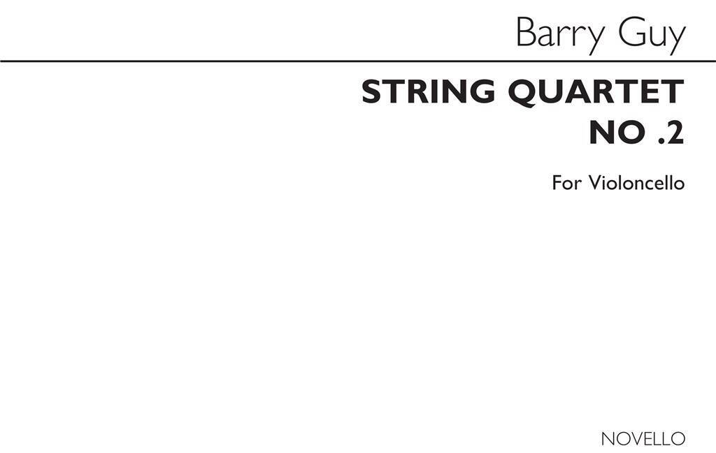 Buch GUY: STRING QUARTET NO.2 (PARTS) GUY
