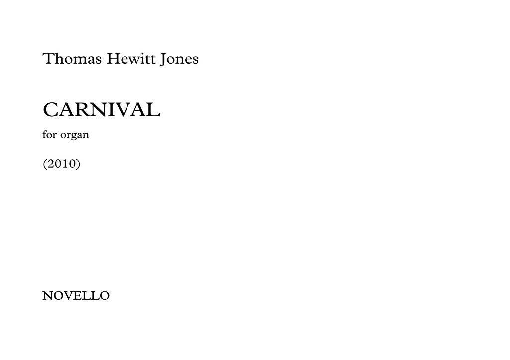 Book THOMAS HEWITT JONES: CARNIVAL JONES
