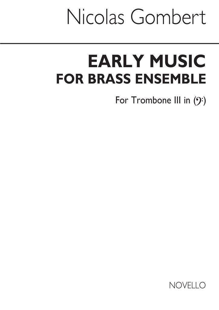 Knjiga LAWSON: EARLY MUSIC FOR BRASS ENSEMBLE TBN 3 BC LAWSON (ARTIST)