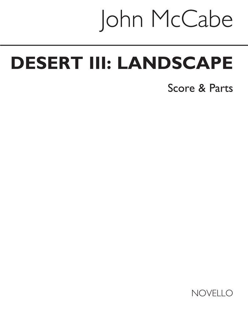 Book MCCABE: DESERT III: LANDSCAPE MCCABE