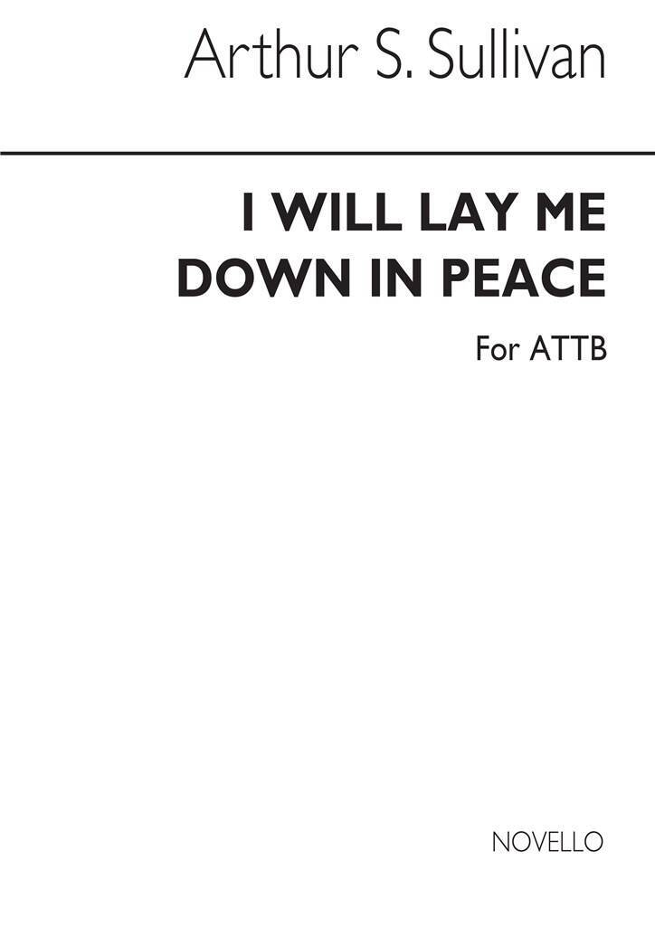 Carte SULLIVAN I WILL LAY ME DOWN IN PEACE  ATTB SULLIVAN